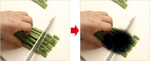 中心部が見えにくい（中心暗点）