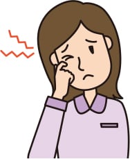 血管新生緑内障の主な症状